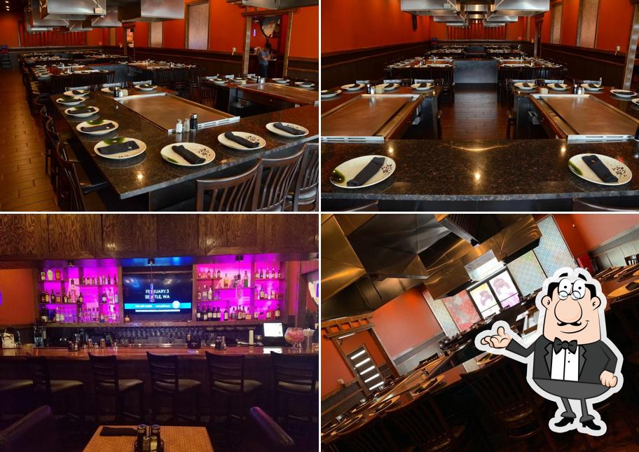 The picture of interior and bar counter at Fujiyama Japanese Steakhouse