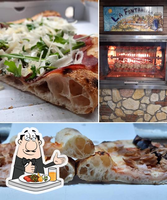 Questa è la foto che mostra la cibo e interni di La Fontanella