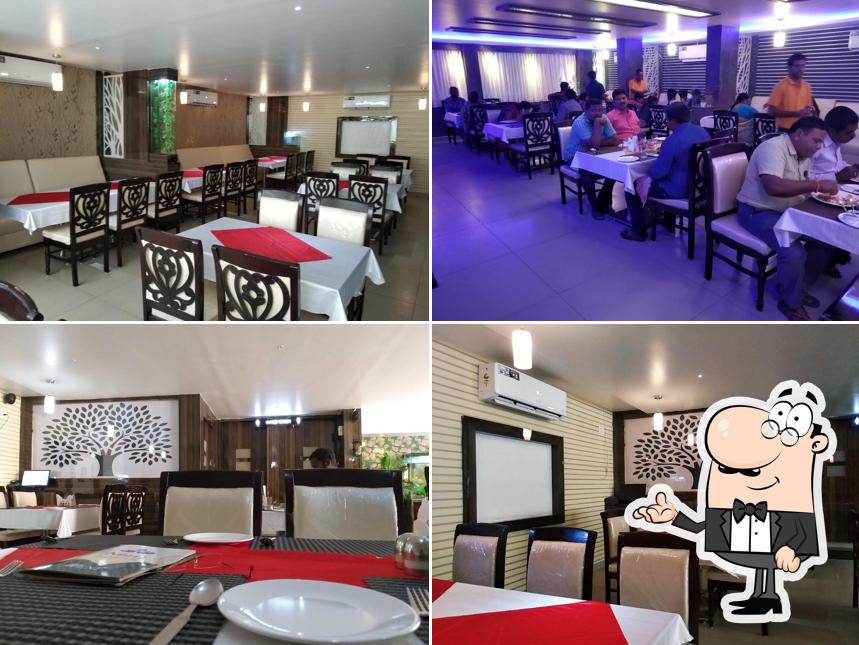 The interior of Mint family Restaurant