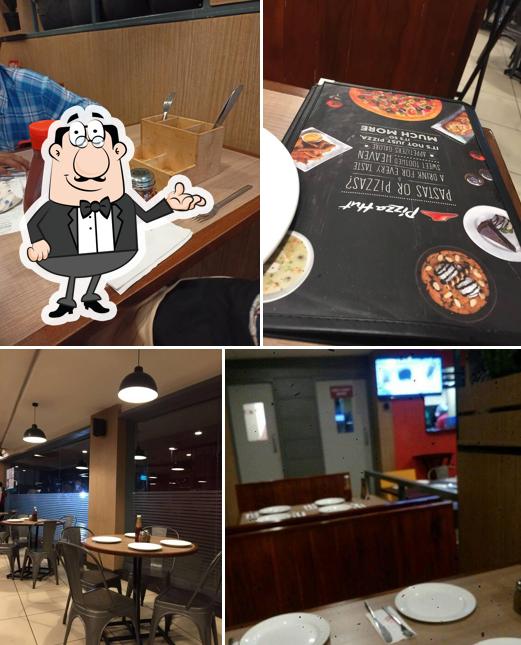 The interior of Pizza Hut Vizag, Vishakapatnam