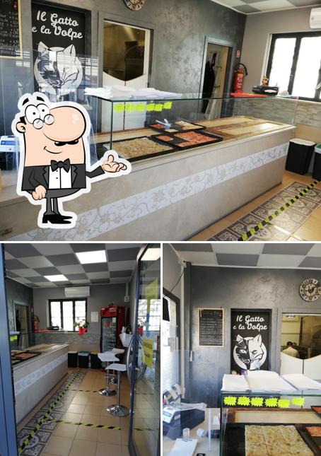 Gli interni di Il gatto e la volpe - Pizzeria al taglio e friggitoria