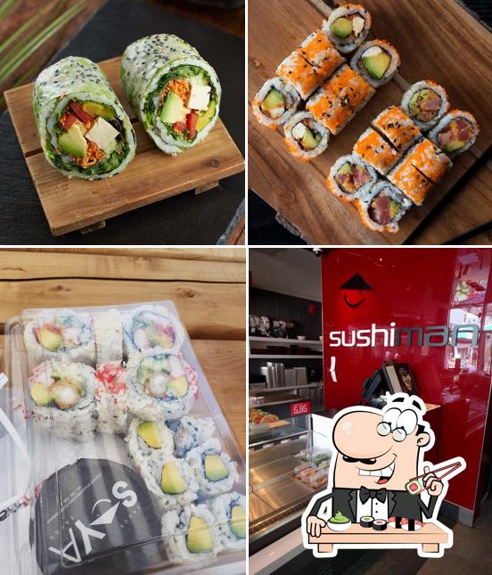 Prenez de nombreuses options de sushi