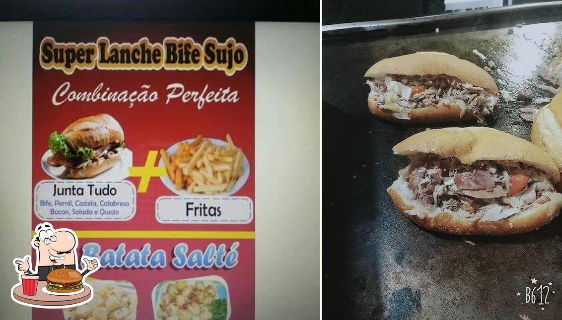 Consiga um hambúrguer no Casa de lanches Bife Tudo