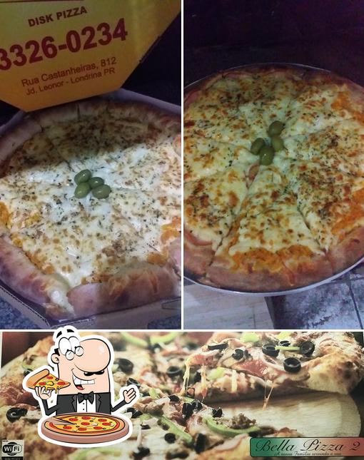 Peça pizza no Bella Pizza 2