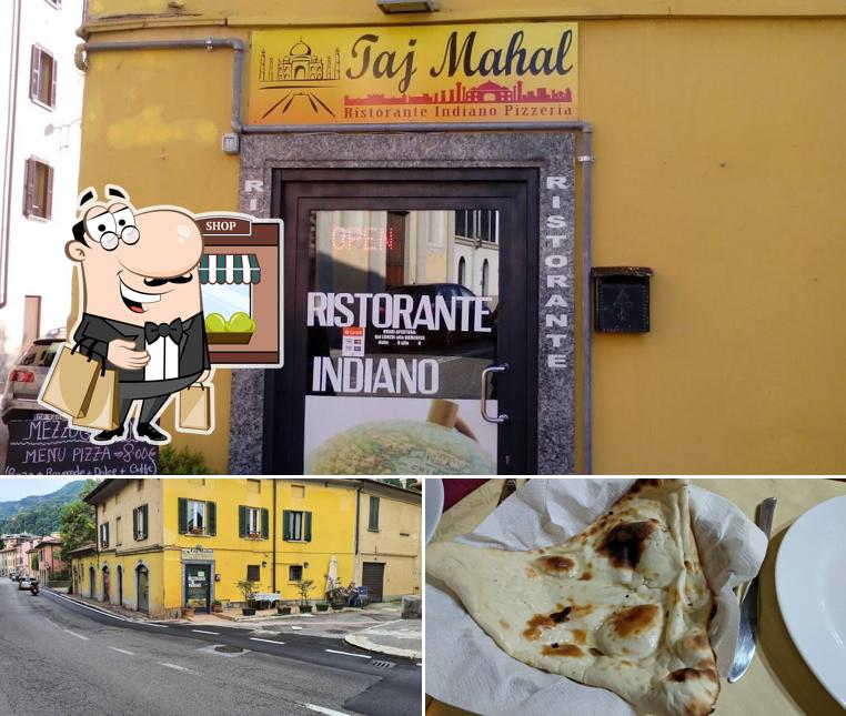 La immagine della esterno e cibo di Taj Mahal(lake Como)