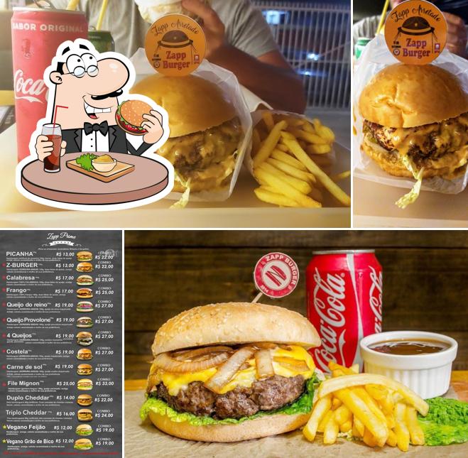 Peça um hambúrguer no Zapp Burger Várzea