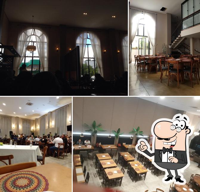 O interior do Restaurante e Pizzaria Don Genuíno