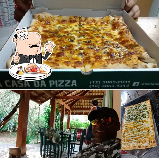 Peça diferentes variedades de pizza