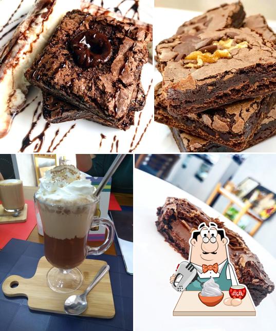 Não esqueça de pedir uma sobremesa no GD Brownie Café