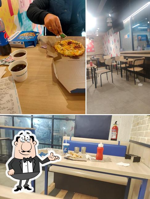 The interior of Domino's Pizza Model Town, Fatehabad