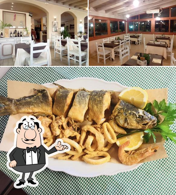 La interni e cittadini del ristorante