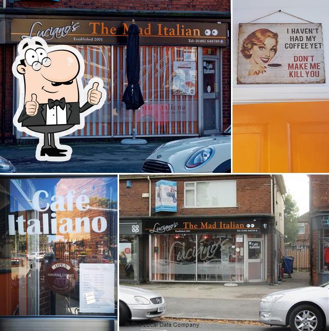 Look at the picture of Luciano's The mad Italian