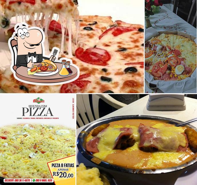 Consiga pizza no Flana's Restaurante e Pizzaria / Sushibar