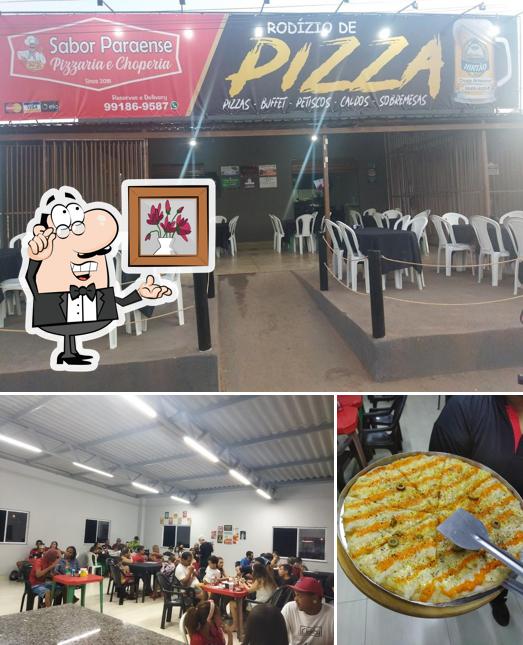 O interior do Rodízio de Pizzas e Buffet ( Pizzaria Sabor Paraense)