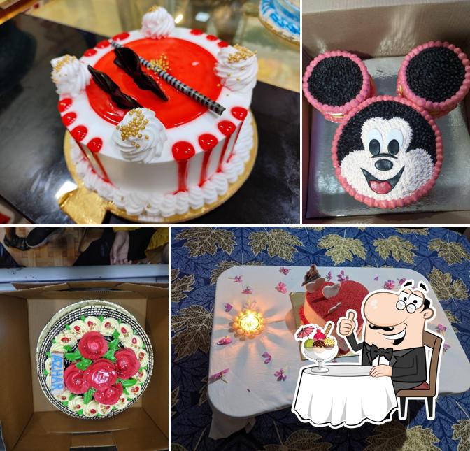 The Cakebox Bakery & Cafe serves a number of desserts