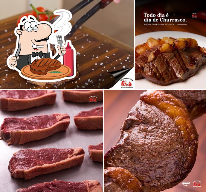 Peça pratos de carne no Recanto Gaúcho