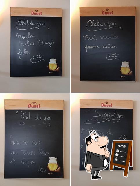 Le chèvremont offre un tableau affichant le menu