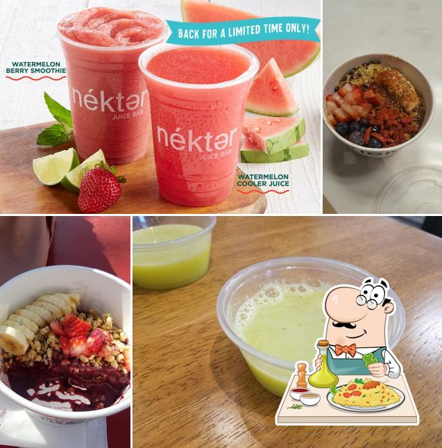 Food at Nekter Juice Bar