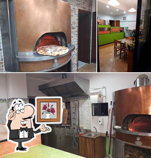 L'intérieur de Pizzeria Sharm El Sheikh Pizza da asporto e domicilio Pescate