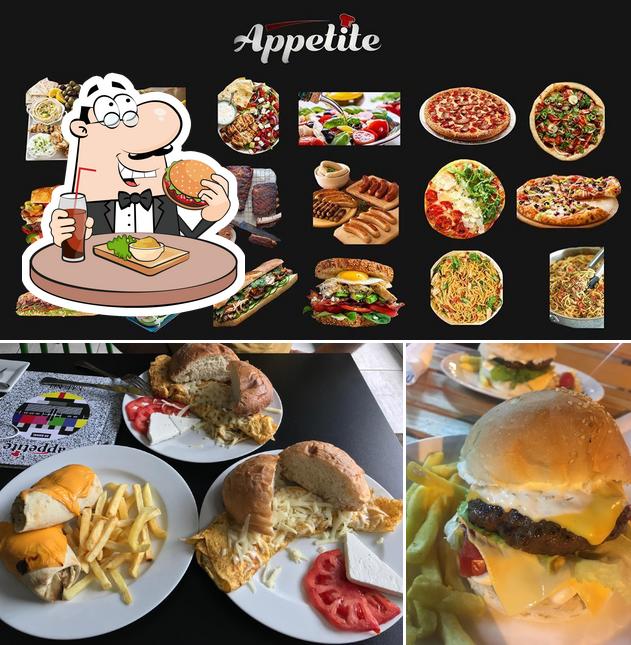 Попробуйте гамбургеры в "Appetite"
