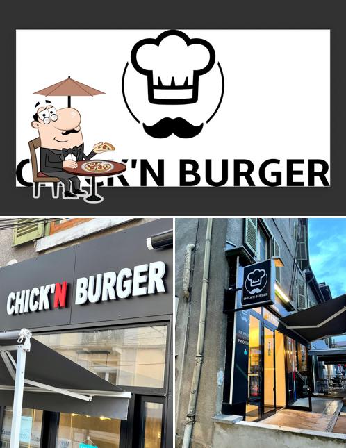 L'extérieur de CHICK'N BURGER