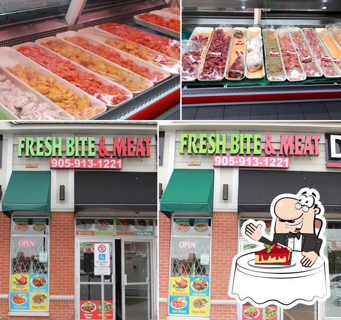 Fresh Bite and Meat offre une variété de desserts