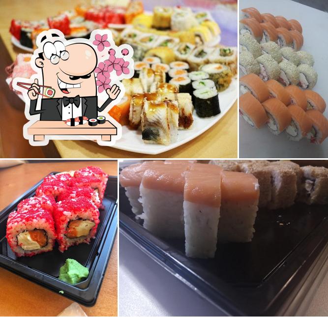 Essayez de nombreuses options de sushi