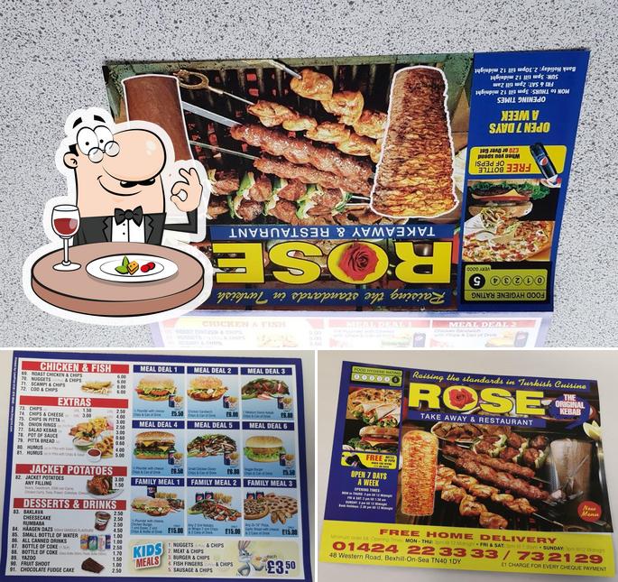 Rose Kebab in Bexhill Restaurant menu and reviews
