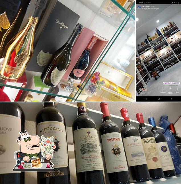 È gradevole godersi un bicchiere di vino a Enoteca Il Calice D.o.c