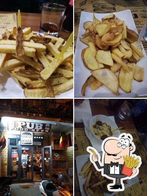 A Guest House Pub puoi ordinare Un piatto di patatine