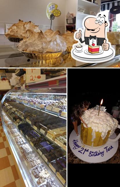 Fritz's Bakery serves a number of desserts