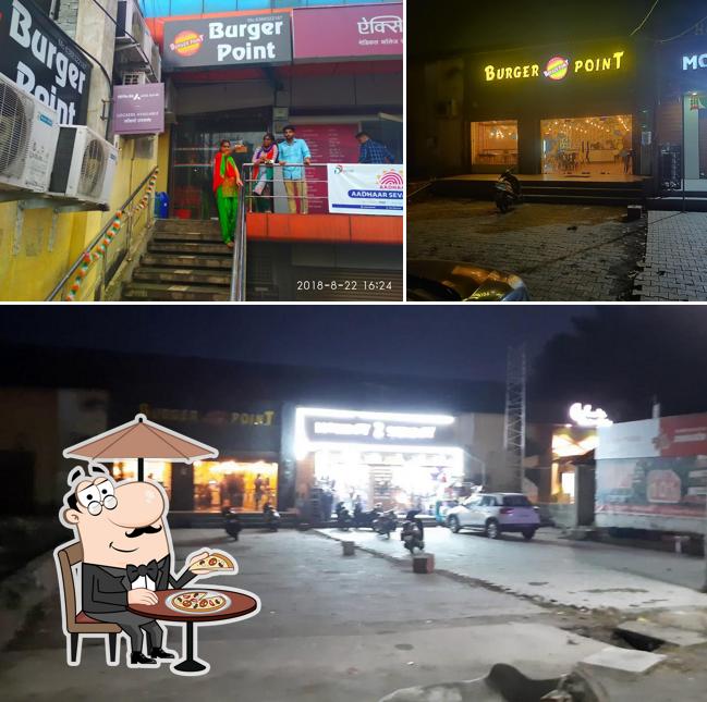 The exterior of Burger point