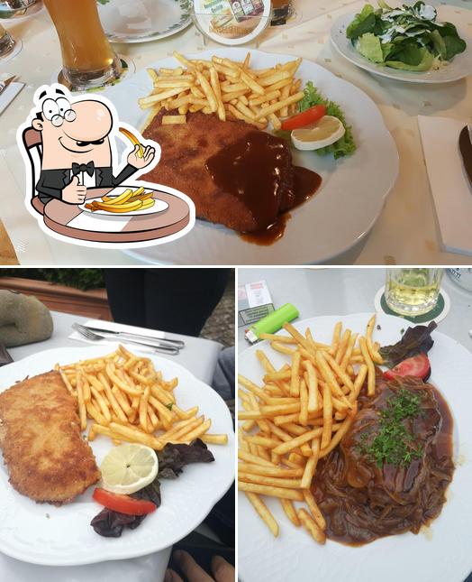 Bestellt Pommes bei Gasthaus zum Riesen – Reicholzheim – Restaurant