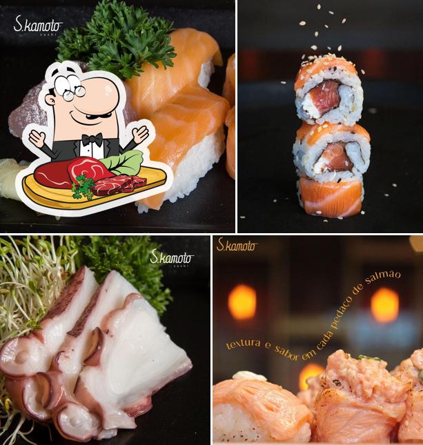 Escolha refeições de carne no S.Kamoto Sushi Sinop