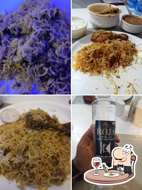 Food at Hotel Roja Family Restaurant