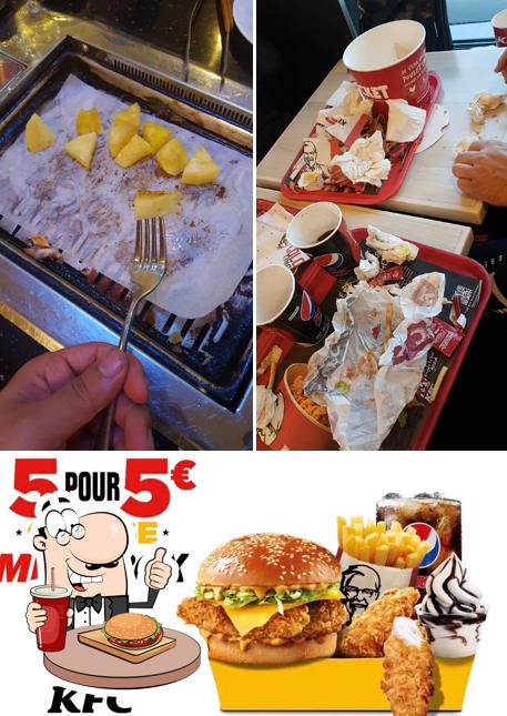 Hamburger à KFC Gonesse