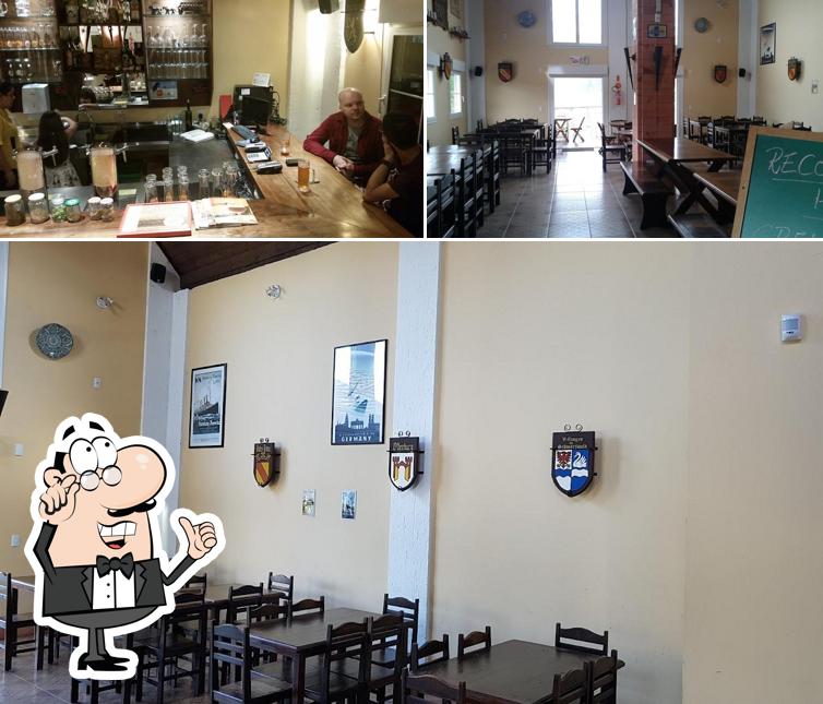 O interior do Cervejaria Badenia
