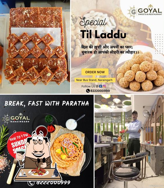 Get meat dishes at Goyal’s Sweets & Restaurant