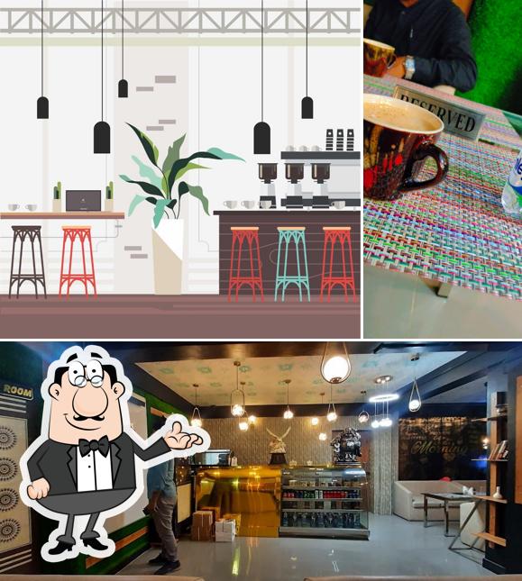 The interior of Mugs & Puffs Ranchi