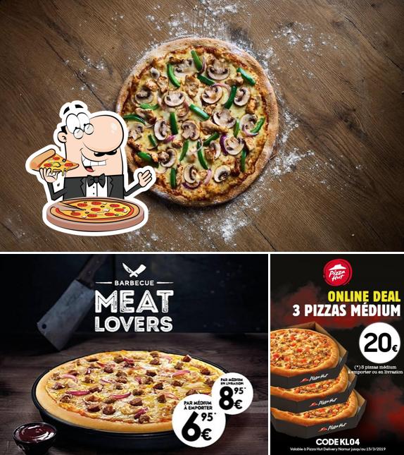 Essayez des pizzas à Pizza Hut