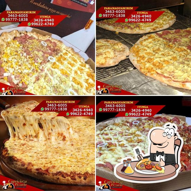 Experimente diferentes variedades de pizza