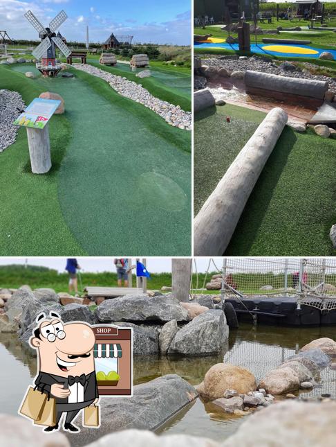 L’image de la extérieur et nourriture de Föhrer Adventure Golf’s