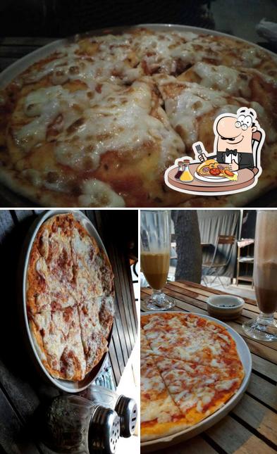 Try out pizza at Cafe Where We Meet