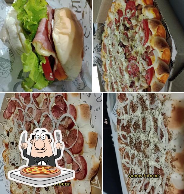 Consiga diferentes variedades de pizza