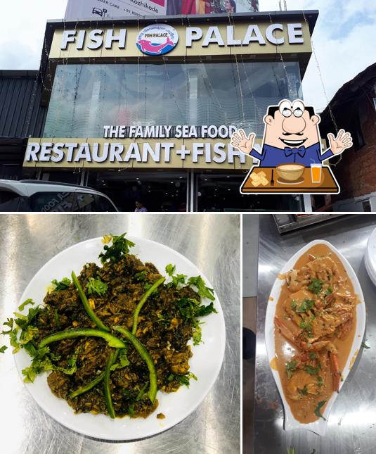 Among different things one can find food and exterior at Fish Palace