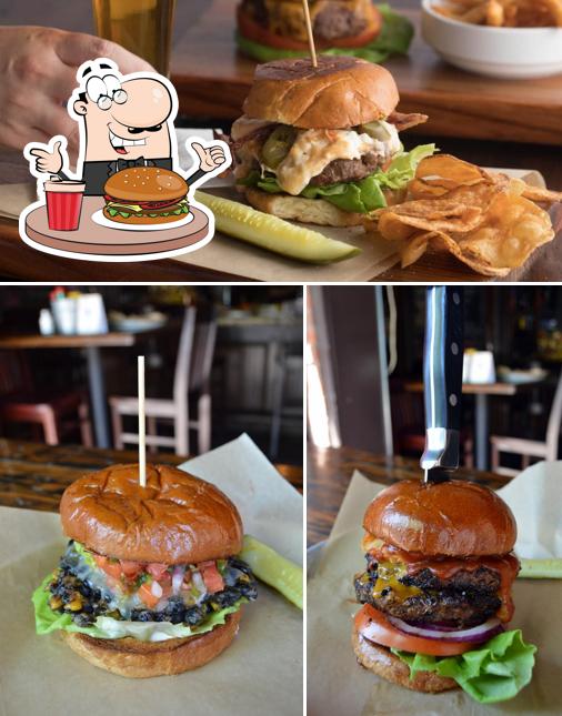 Order a burger at McCray’s Tavern Lawrenceville