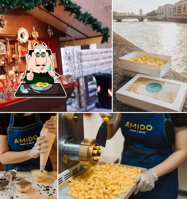 Maccheroni al formaggio al Amido pasta e salsa Downtown