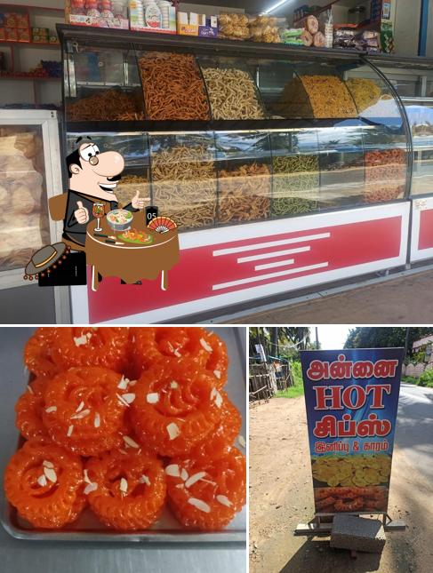 Annai hot chips,sweets