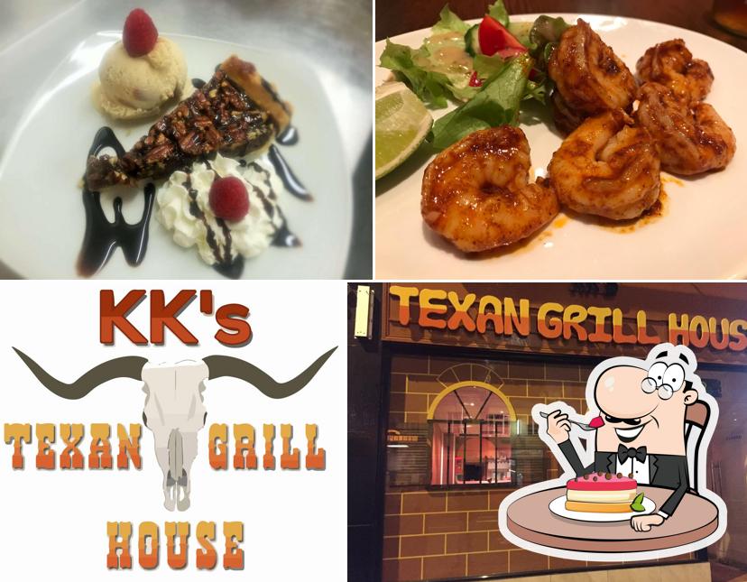 KK's Texan Grill House sirve una buena selección de dulces