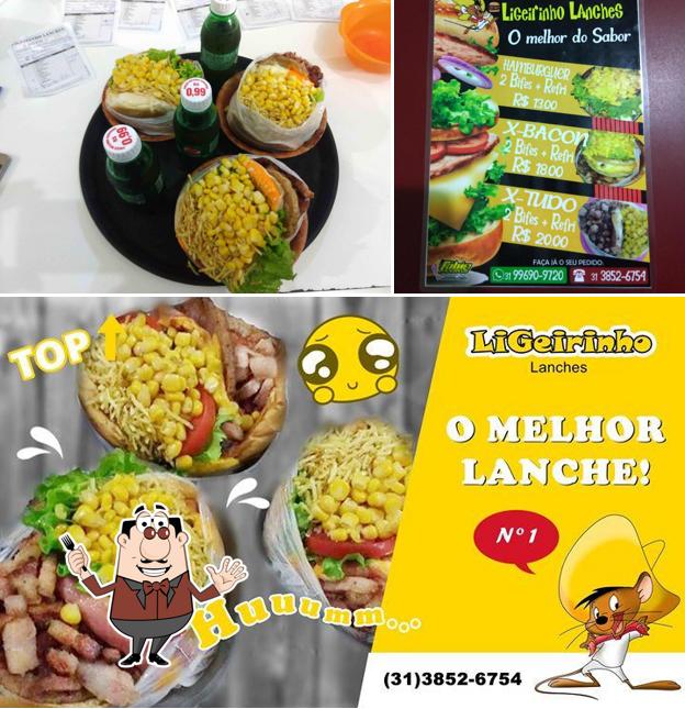 Platos en Ligeirinho lanches